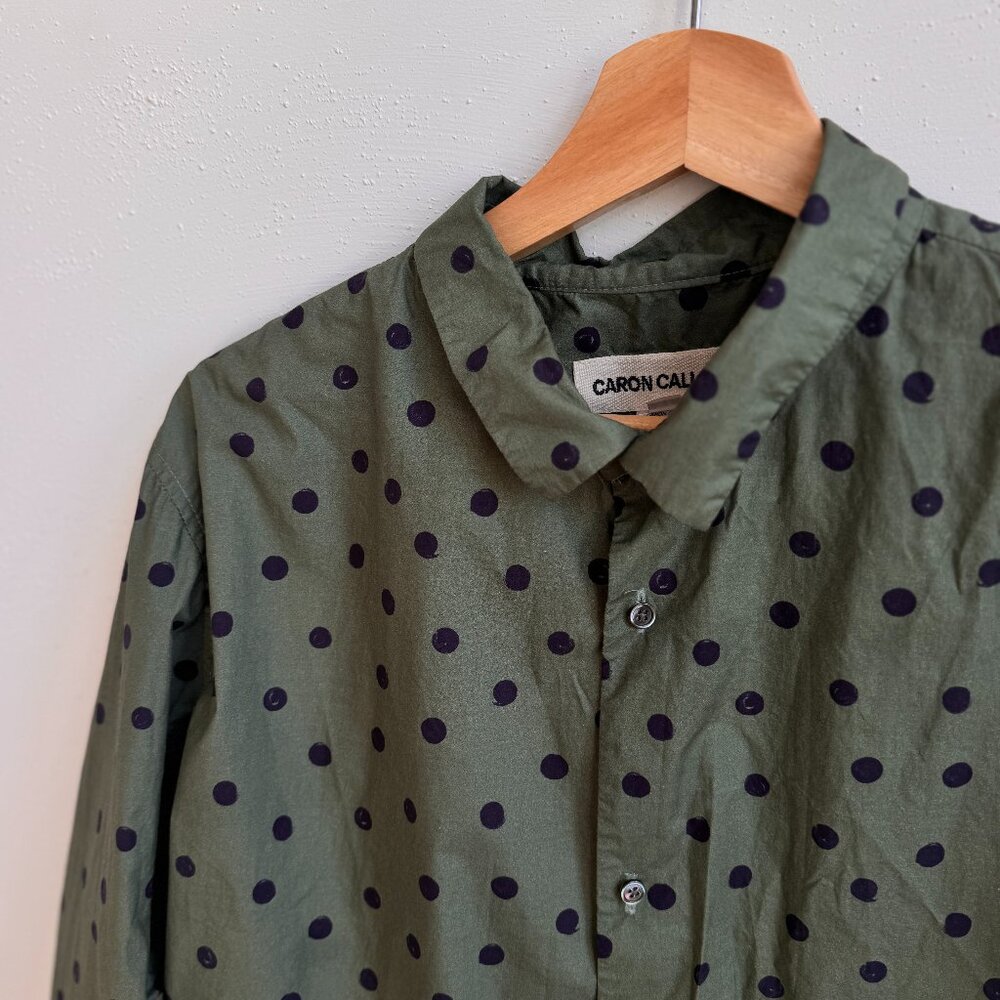 Caron Callahan Alice Shirt – Sage Dot – Size XL - Picture 4 of 9